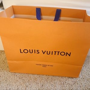 Louis Vuitton gift box, gift bag and dust bag